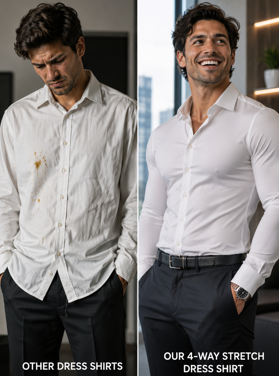 Virelli 4 ways strech dress Shirt