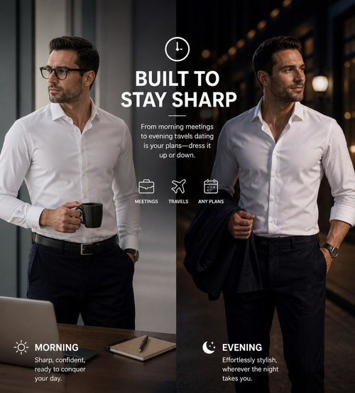 Virelli 4 ways strech dress Shirt