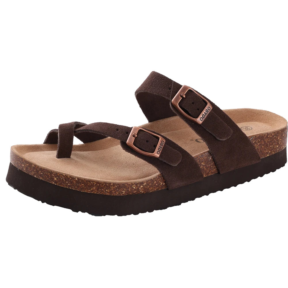 Virelli luxury suede sandals