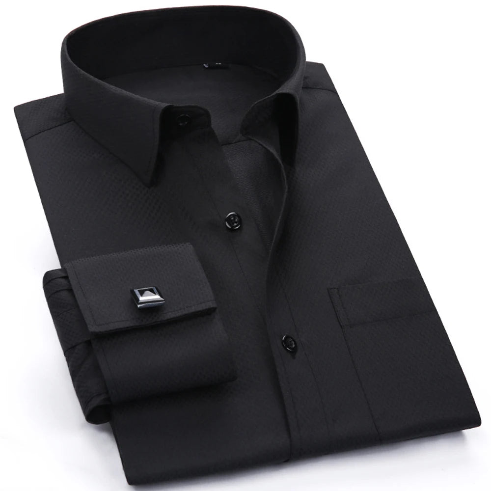 Virelli white cuffs and collar cufflink shirt