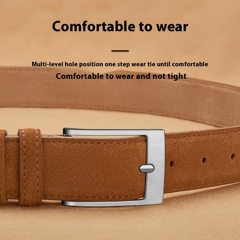 Virelli luxury soft suede belt