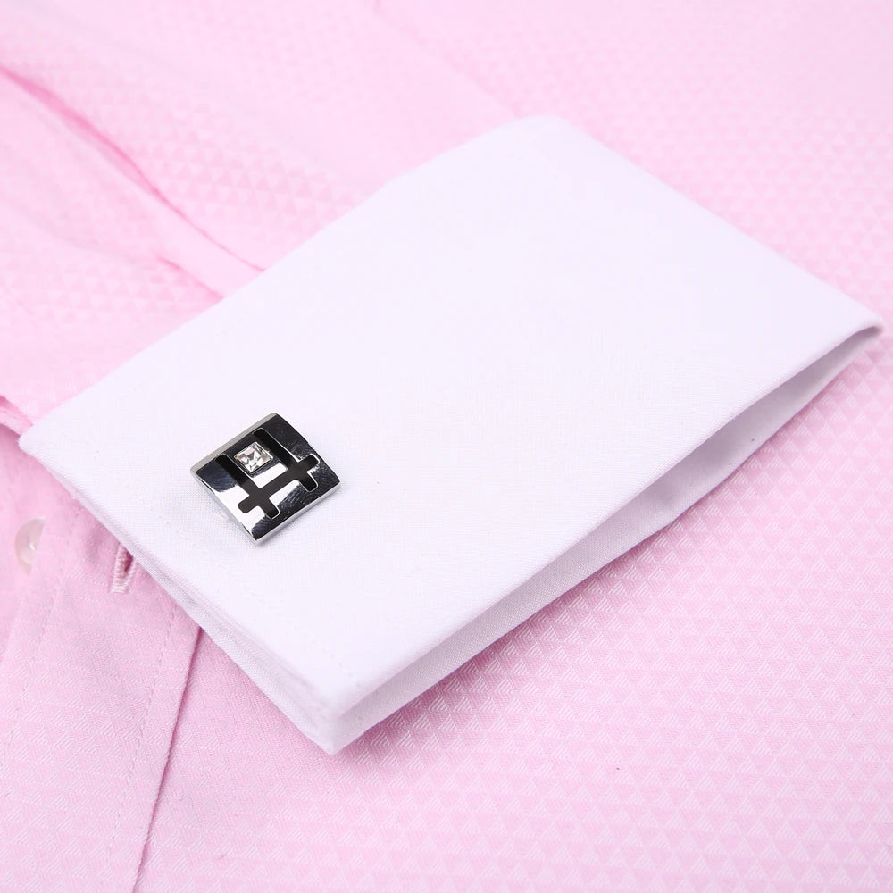 Virelli white cuffs and collar cufflink shirt