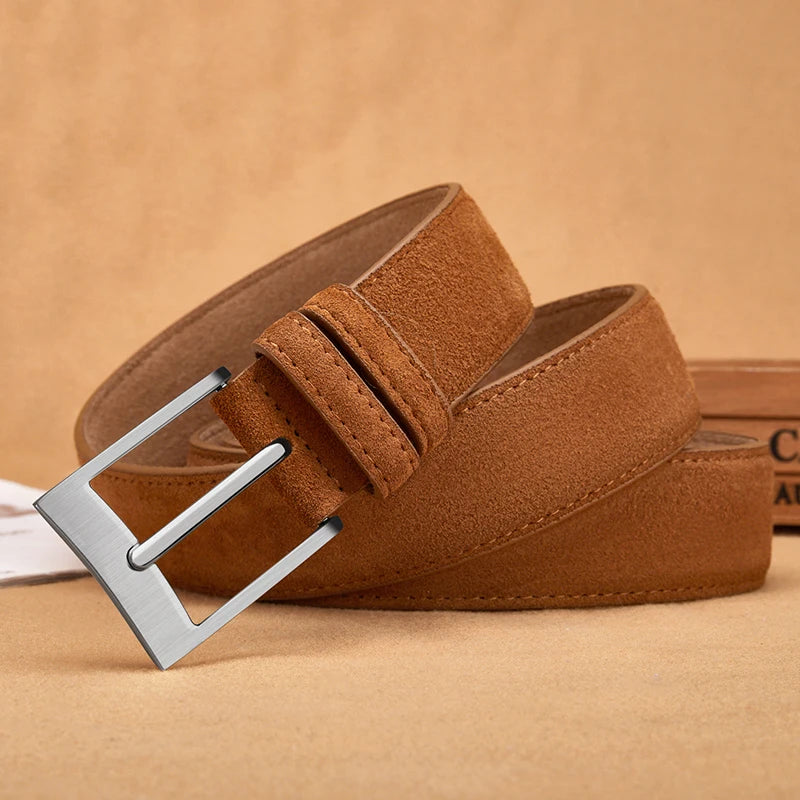 Virelli luxury soft suede belt