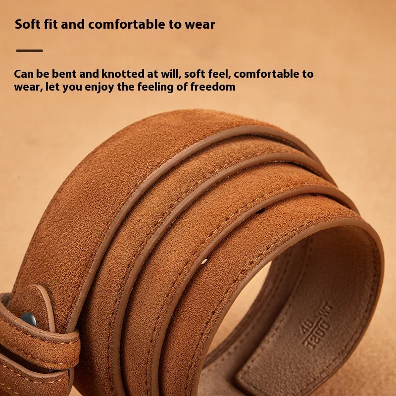 Virelli luxury soft suede belt