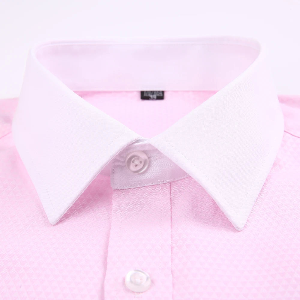 Virelli white cuffs and collar cufflink shirt