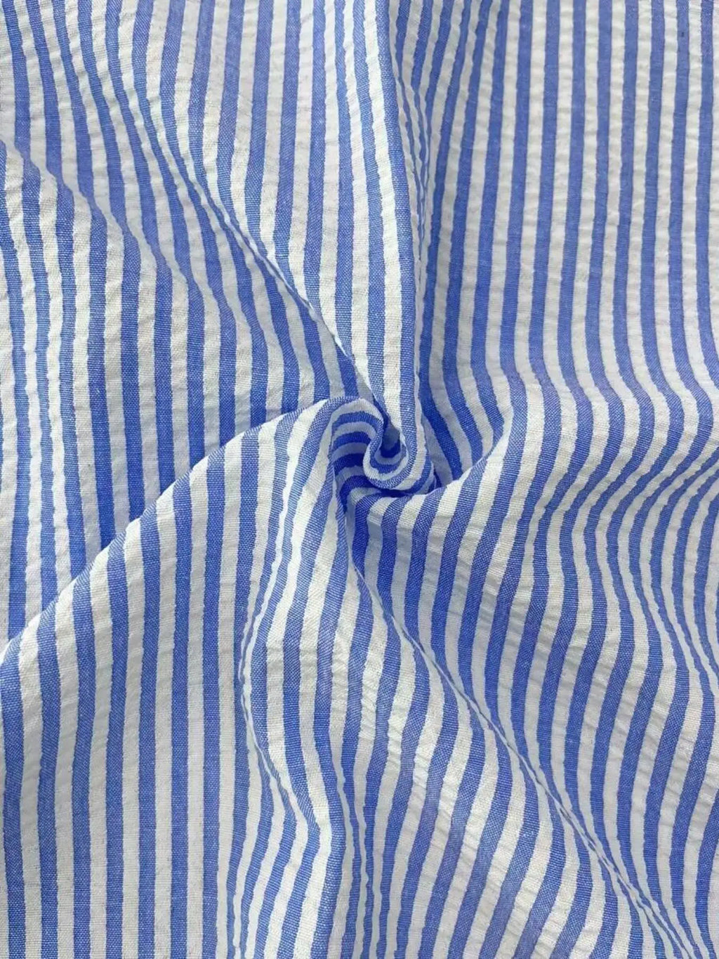 Virelli Long Sleeve Striped Rippled Shirt