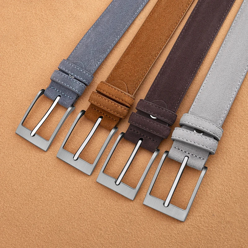 Virelli luxury soft suede belt